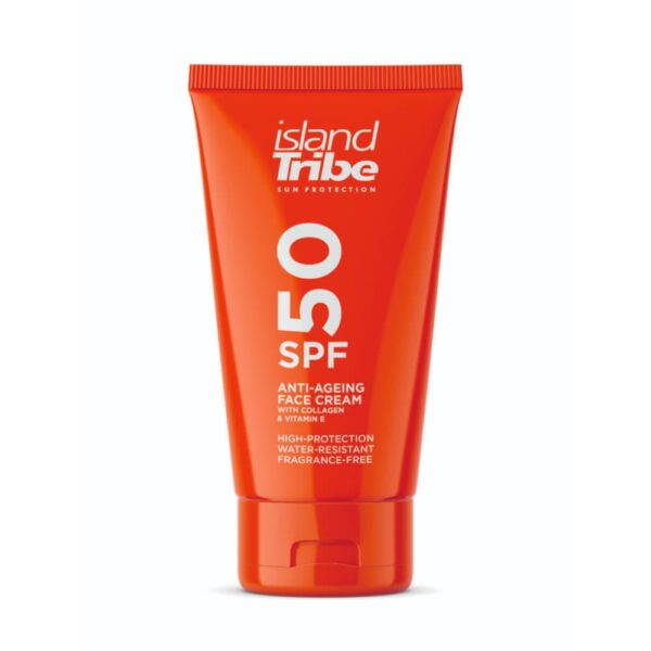 SPF 50 anti-ageing met collageen 50ml oxybenzone vrij island Tribe - Afbeelding 1