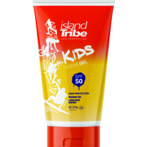 Kids SPF 50 clear gel 50 ml oxybenzone vrij island Tribe